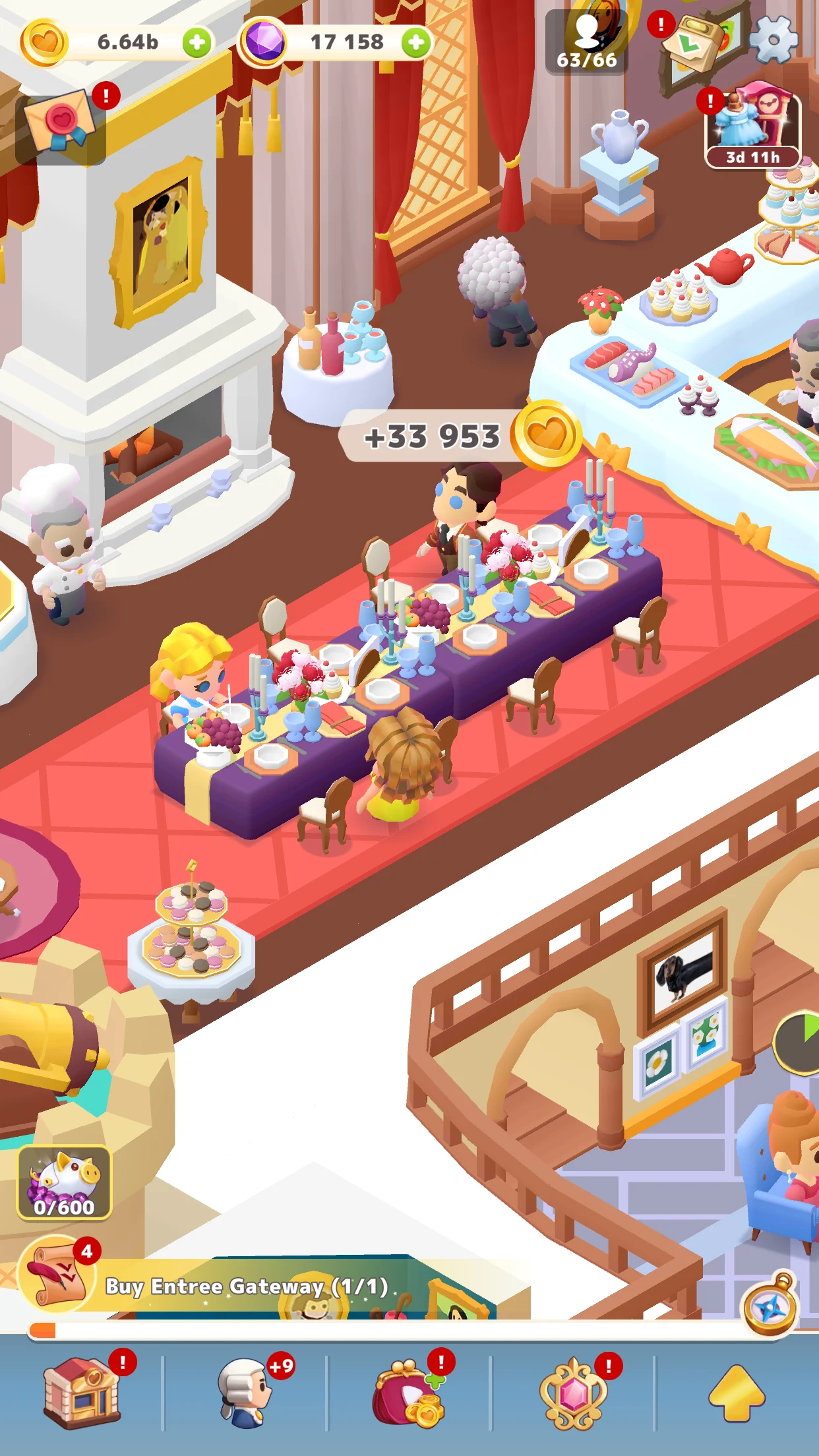Idle Royal Stories Tycoon Game screenshot