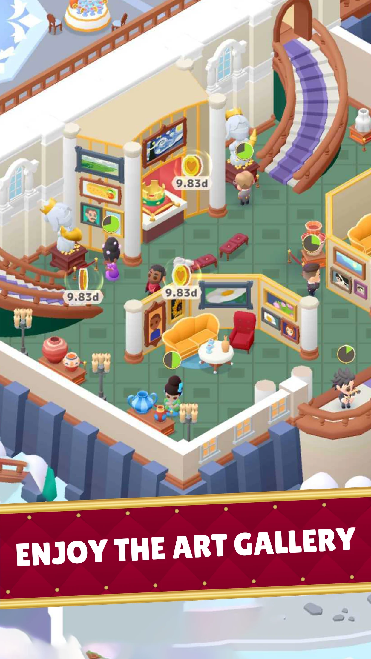 Idle Royal Stories Tycoon Game screenshot