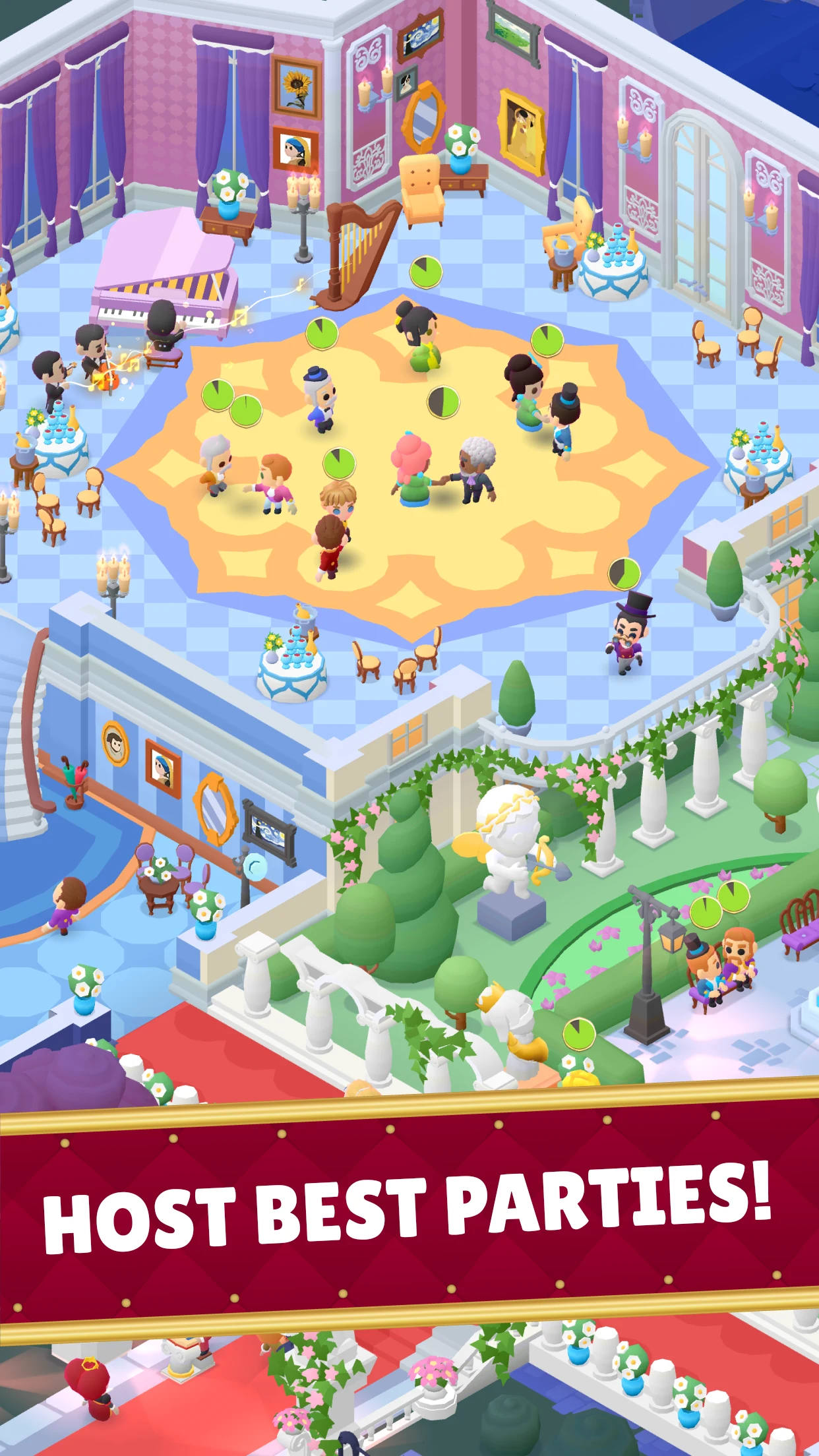 Idle Royal Stories Tycoon Game screenshot