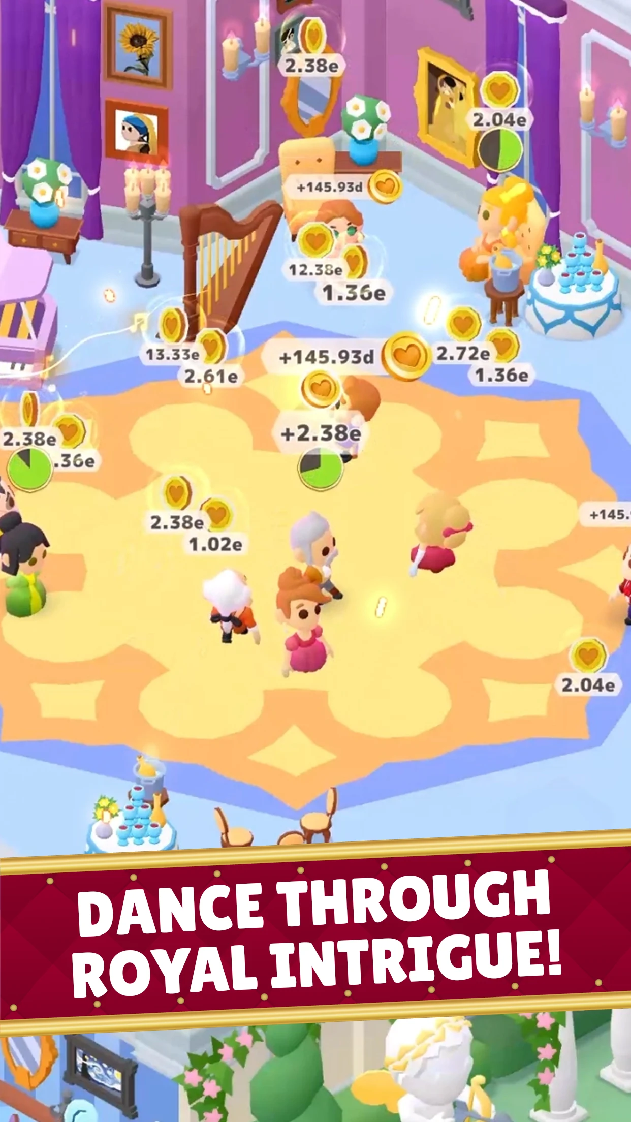 Idle Royal Stories Tycoon Game screenshot